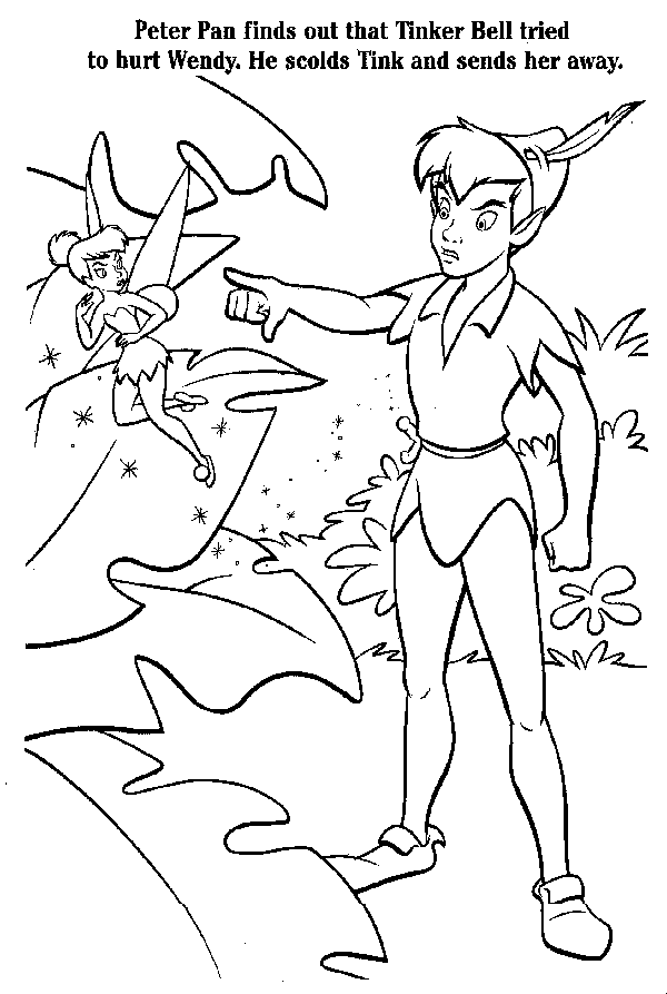 Tinkerbell Coloring Pages 