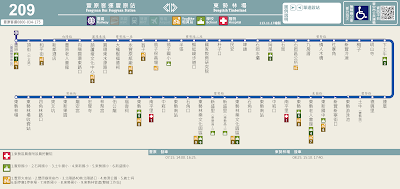 209路　豐原客運豐原站－豐原客運東勢站－東勢林場