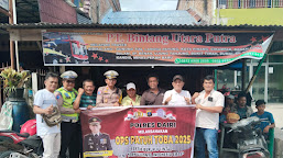 Ops Patuh Toba 2025, Sat Lantas Polres Dairi Gelar Ngopi Bareng Dan Binluh Bersama Pengemudi Angkutan Umum.