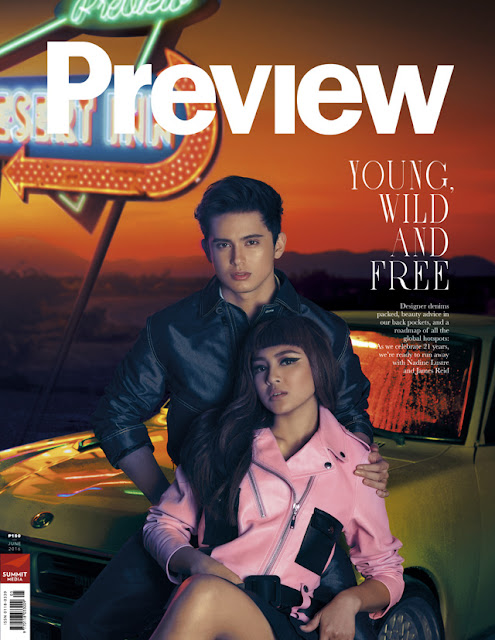 Nadine Lustre and James Reid Preview June 2016 Cover