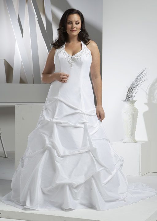 chheap wedding dresses for plus size