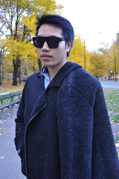 Stomp the Yard - Wesleyan Student  Stefan wears  Lanvin, Doc Martens, and ACNE Jeans on campus