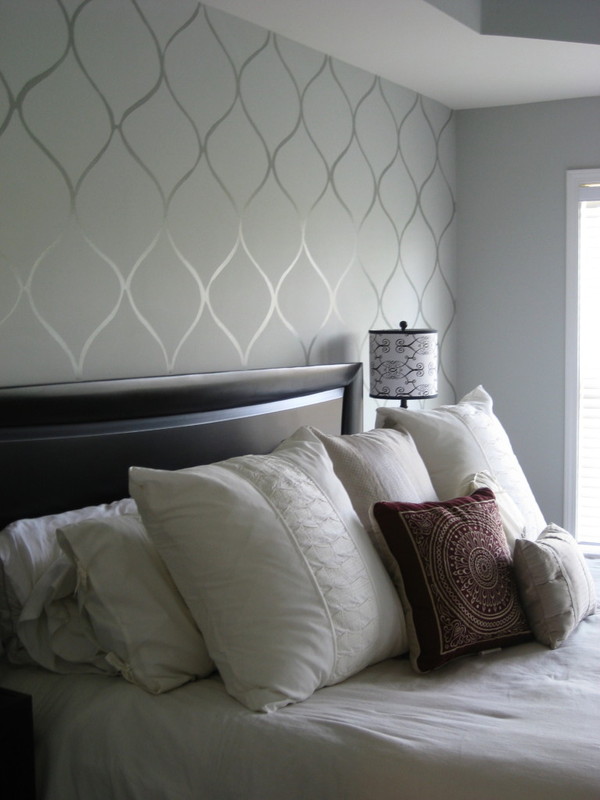 Metallic Wall Paint Stencils