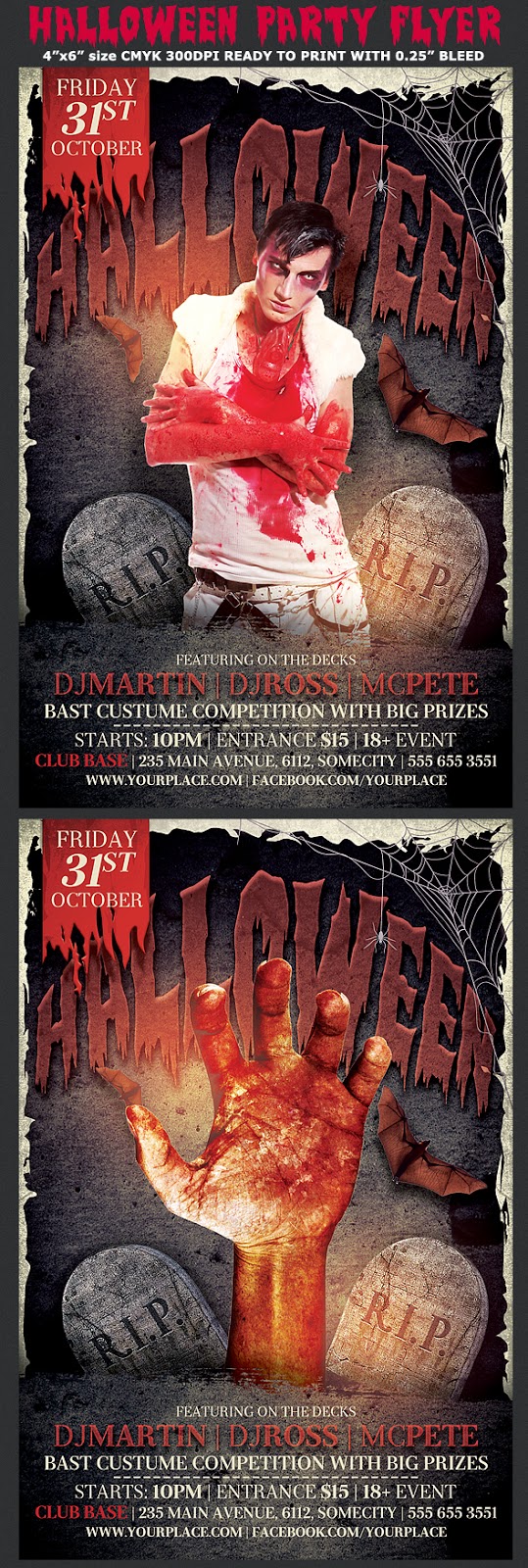  Halloween Party Flyer Template 2