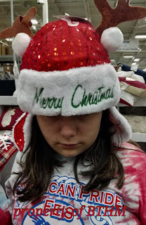 cold christmas hat