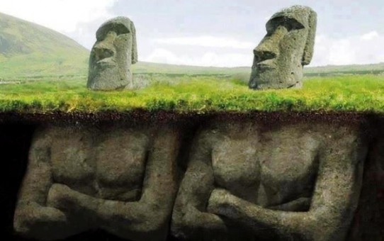 An Amazing Discovery Found Underneath The Easter Island Heads!