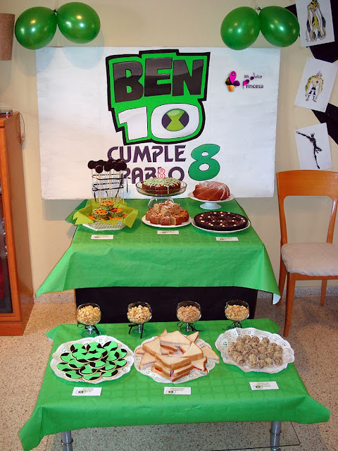 Ben 10, cumple, cumpleaños, cumpleaños temático, cumpleaños temático Ben 10, cumpleaños temáticos, fiesta temática Ben 10, 