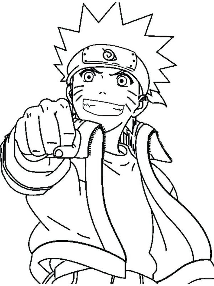 ▷ Desenhos de Naruto para colorir