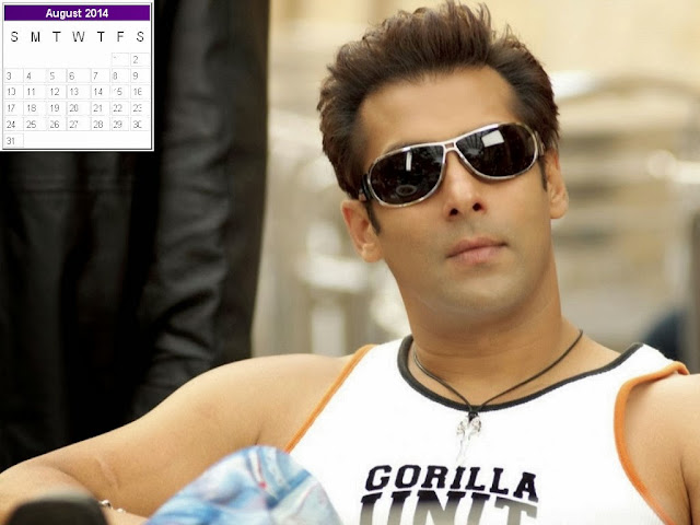 Salman Khan Calendar 2014