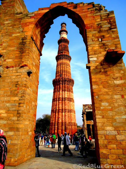 Qutub minaret, a view from other side