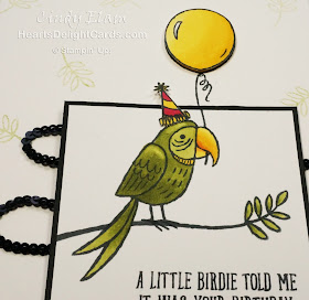 Heart's Delight Cards, Bird Banter, Birthday Card, Stampin' Up!, Occasions 2018, 