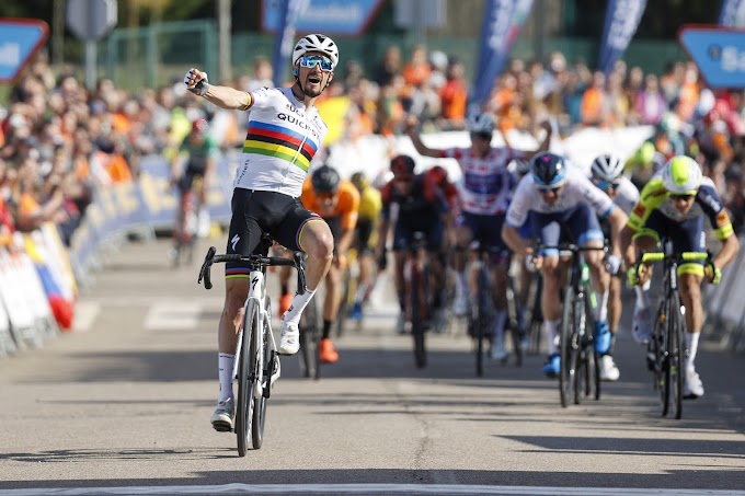 Julian Alaphilippe ganó la 2ª etapa de la Itzulia 2022 y Primoz Roglic mantiene el liderato