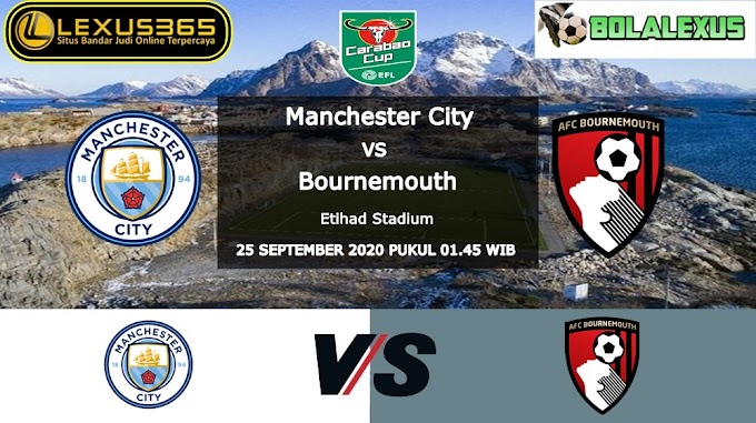 Prediksi Skor Manchester City vs Bournemouth 25 September 2020