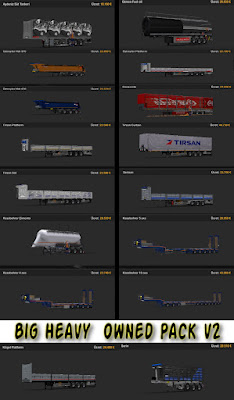 Trailer Big Heavy Owned Pack v2 - ETS2 v1.44