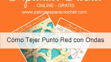 Cómo Tejer Punto Red Paso a Paso / Aprendemos Crochet