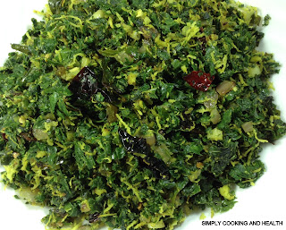  August tree  leaves stir fry with grated coconut  (Agathi varai)