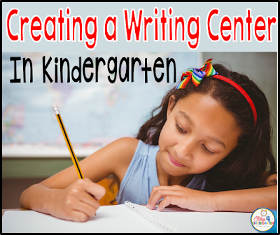 Creating a Writing Center in Kindergarten: How to set up from the beginning of the school year