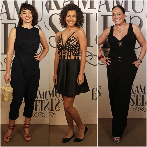 Looks da festa de lançamento de Éramos Seis