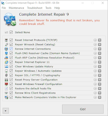 Complete Internet Repair v9 Captura