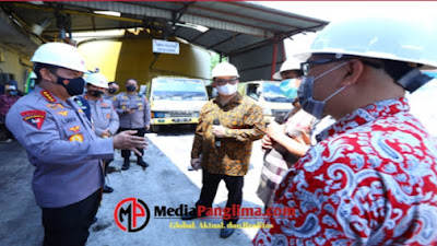 Tinjau Pabrik Di Palembang, Kapolri Minta Produksi Minyak Curah Ditingkatkan