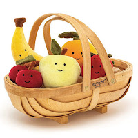 Jellycat Fabulous Fruit Wooden Basket