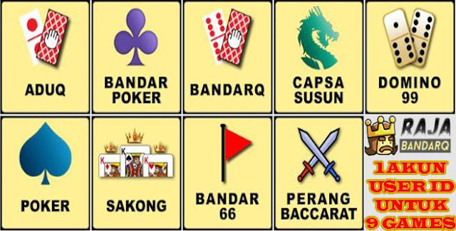RajabandarQ: Situs Bandarq, DominoQQ, Poker Online