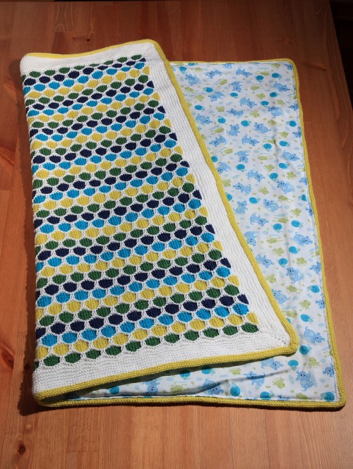 Honeycomb Stroller Blanket - Free Pattern 