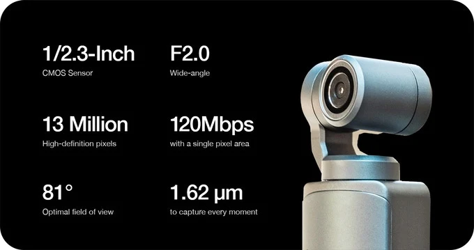 RayShot: Pocket-Sized 4G Gimbal Smart Camera Take a pocket-sized 3-axis stabilization gimbal, 4G Wireless, Android 10, IPS 2.0” touch screen 4K Smart Camera everywhere you go.