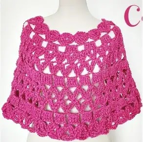 Capa Rosa a Crochet