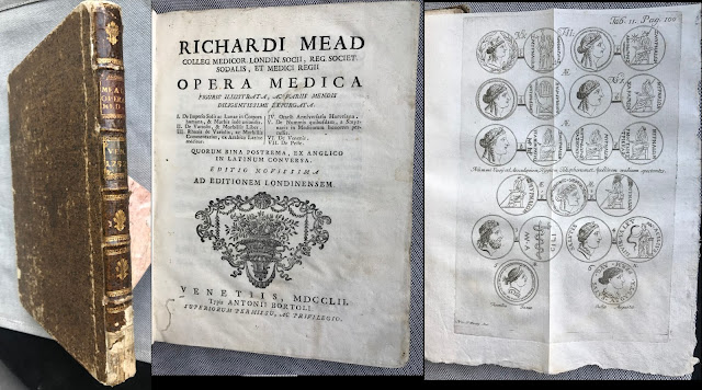 Opera Medica Richard Mead, Venetiis, 1752 Lateinisch 