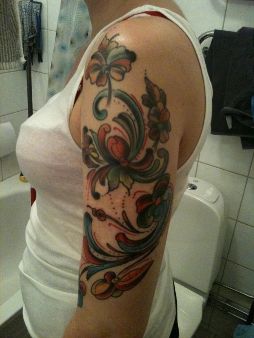 2011 Arm Tattoo Design For Girls