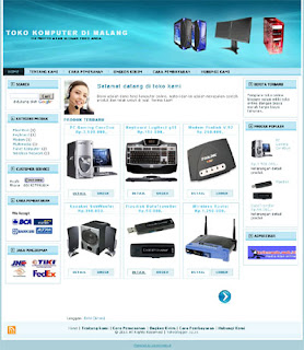 Hizkia Shop OnLine  Template toko online blogspot 