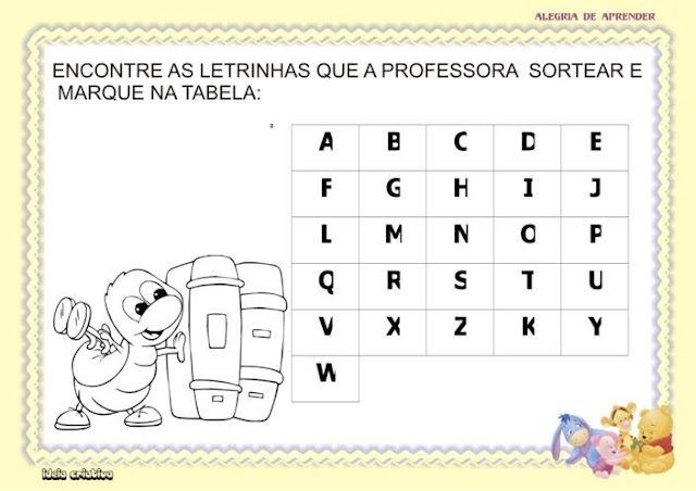 Caderno de Atividade Maternal Alegria de Aprender para imprimir grátis