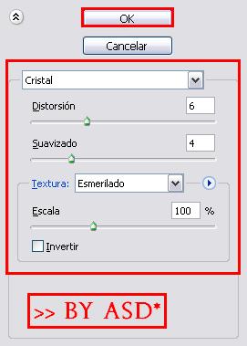 Configuración de distorción