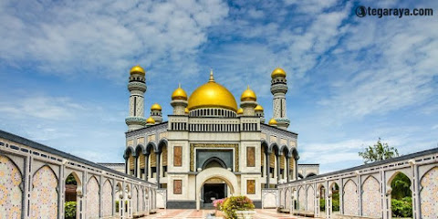 foto Istana Nurul Iman di Brunei Darussalam