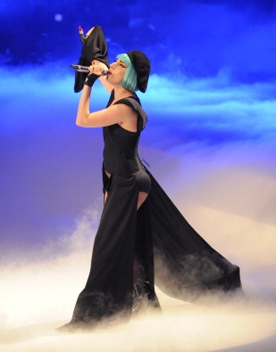 Lady Gaga Performs at the Season Finale of'Germany's Next Top Model' on