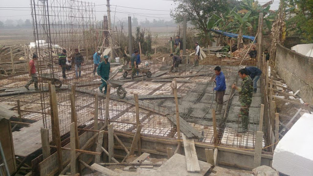Móng bè dạng hộp - Tường chịu lực cốt thép 3D