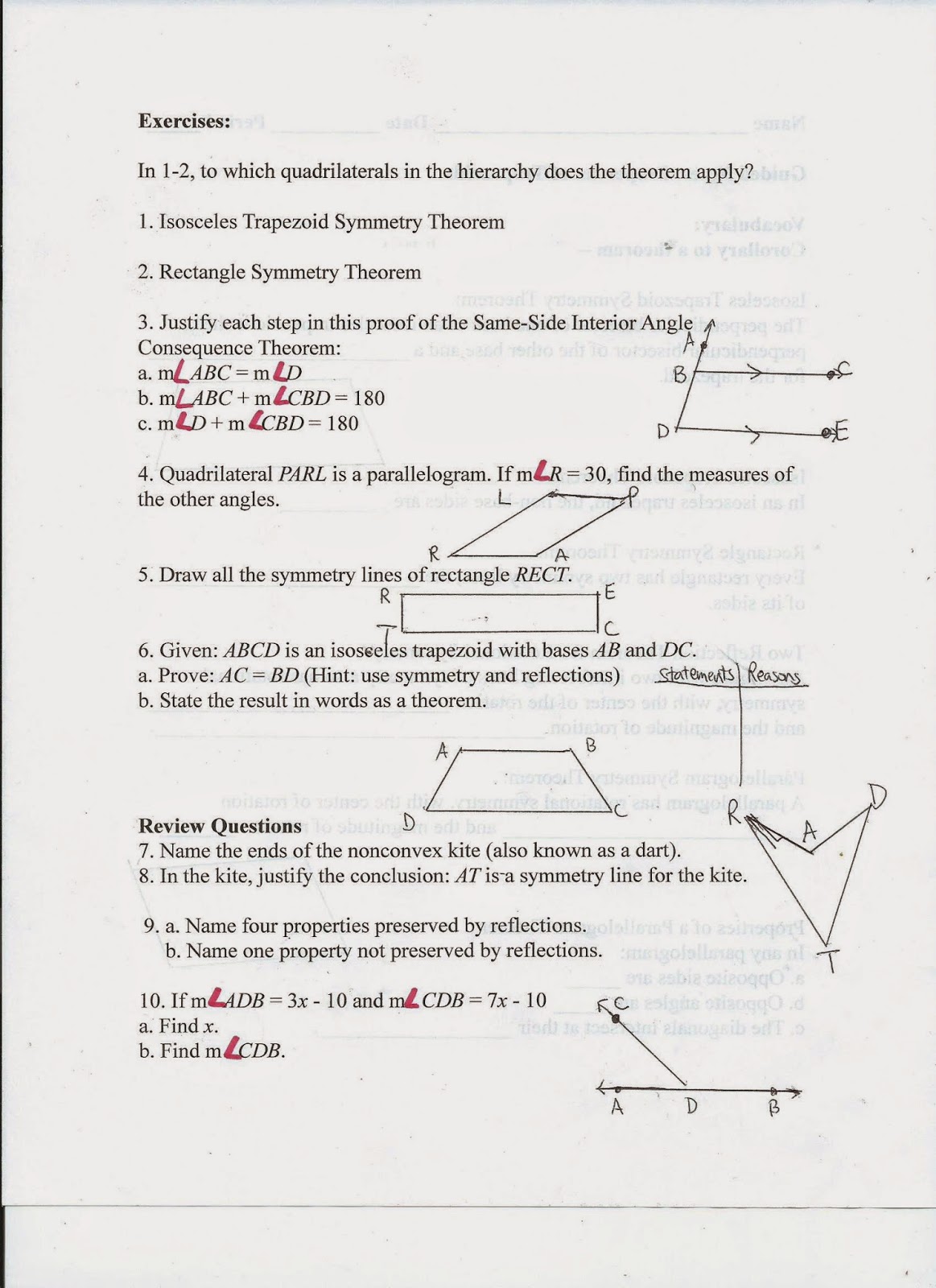 Geometry Connections Homework Help Core Connections Geometry Homework Help