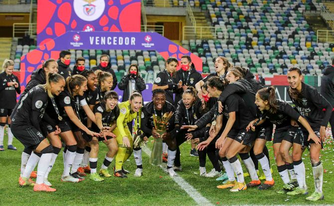 Benfica conquista Taça da Liga Feminina 2019/20