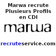 Marwa recrute Plusieurs Profils en CDI