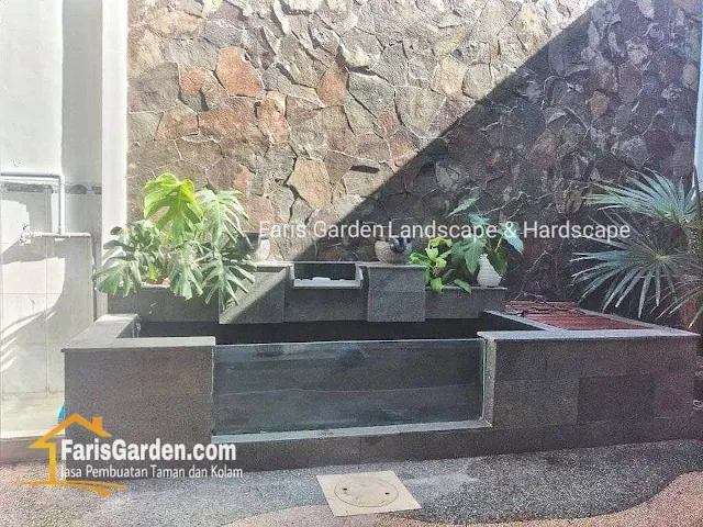 Contoh Model Desain Kolam Koi Minimalis Unik Elegan