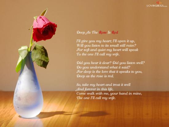 love poems Wallpaper