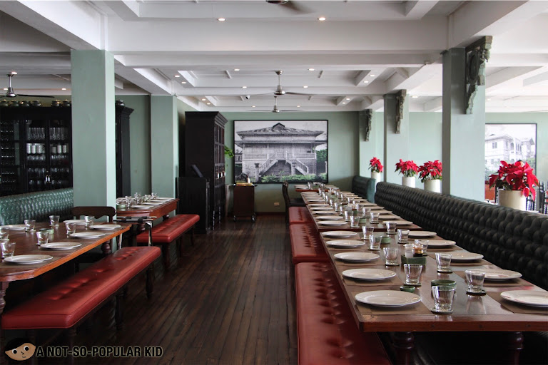 Grand dining area of Balay Dako, Tagaytay