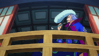 ワンピースアニメ 976話 傳ジロー DENJIRO 居眠り狂死郎 丑三つ小僧 赤鞘九人男 ONE PIECE Episode 976