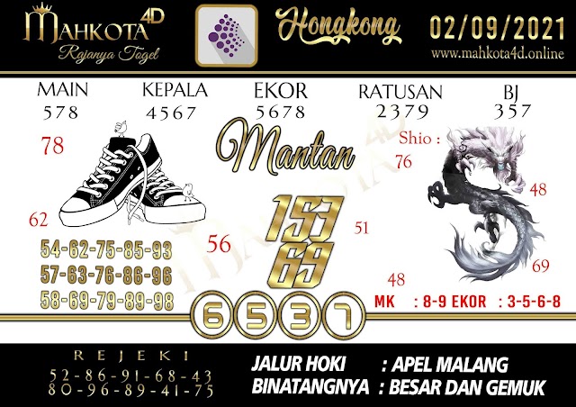 Syair Prediksi Togel Hongkong - HK Kamis, 02 - September - 2021
