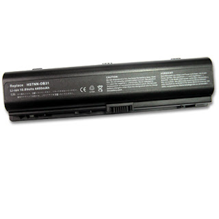 laptop battery HP COMPAQ pavilion dv2000 dv6000 HSTNN-LB31 with Extras