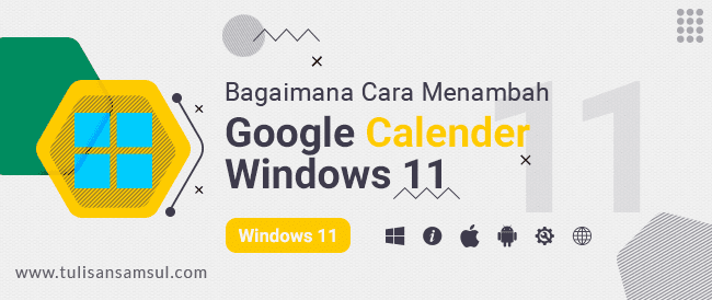 Cara Menambahkan Kalender Google ke Bilah Tugas Windows 11 atau 10