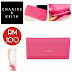 CHARLES & KEITH Purse (Gold, Black and Pink)