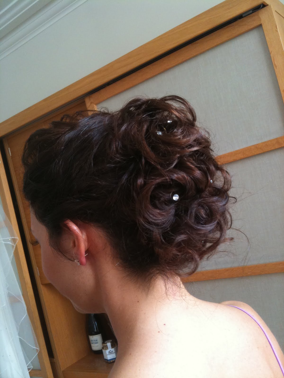 updo on Casual Bridesmaid Updo