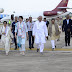 रायपुर : मुख्यमंत्री श्री भूपेश बघेल और विशिष्ठ अतिथि श्रीमती प्रियंका गांधी जगदलपुर में 'भरोसे का सम्मेलन' में शामिल होने दन्तेश्वरी एयरपोर्ट पहुंचे